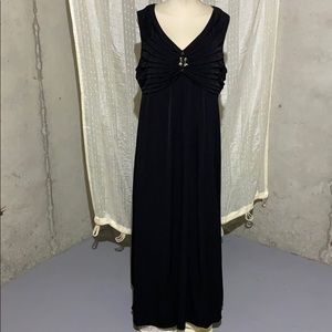 Black full length dress